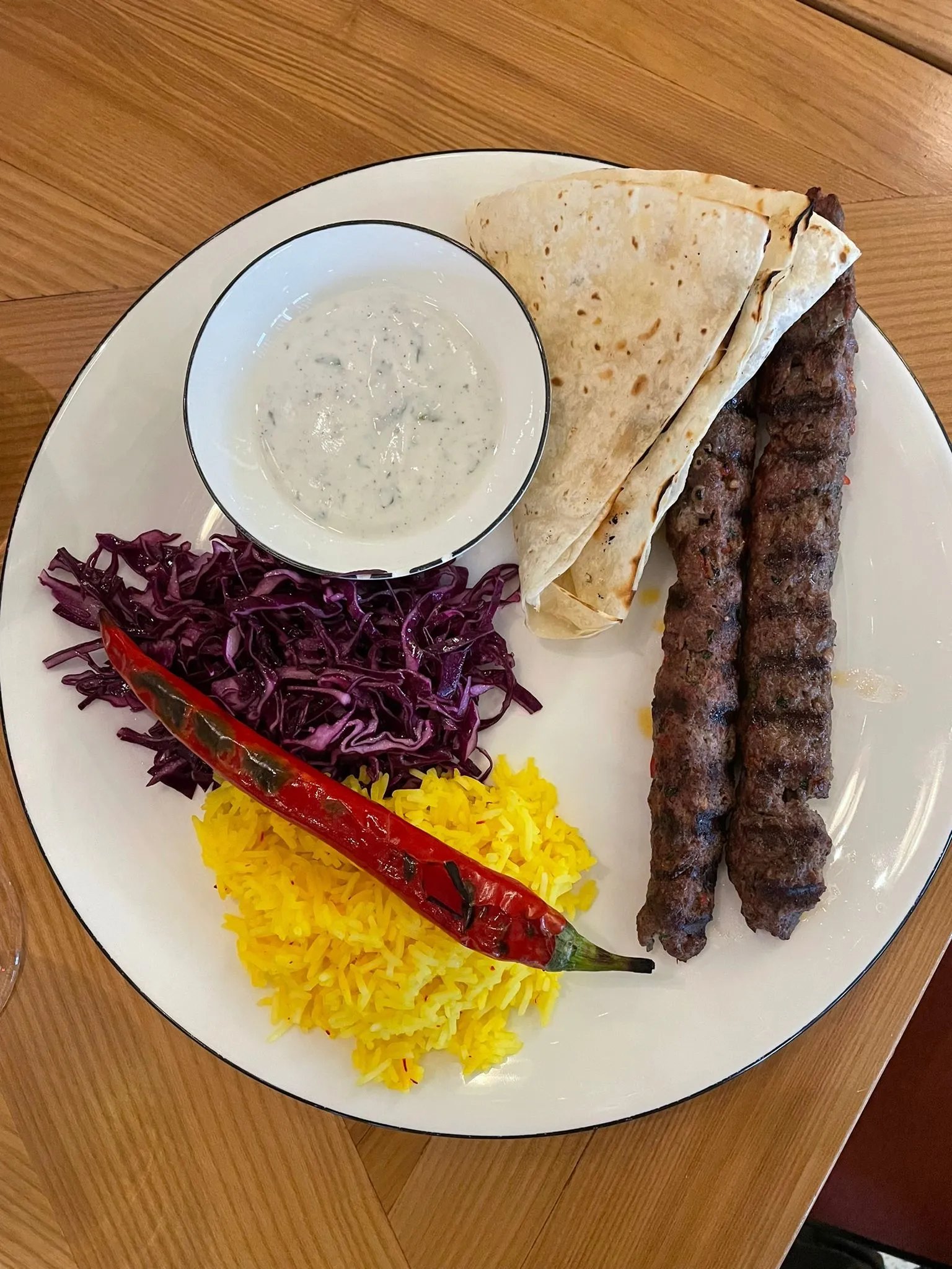 ADANA KEBAB omleta ham and cheese