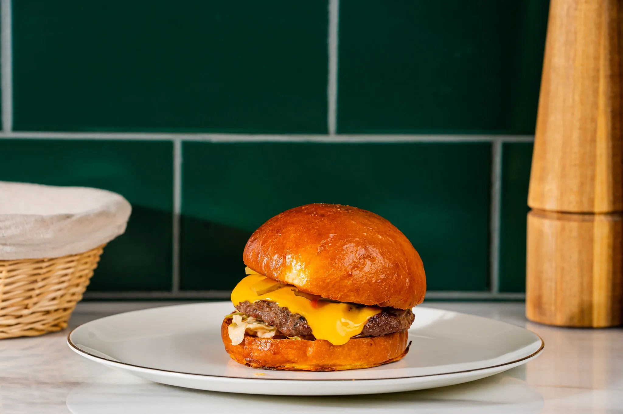 pepper burger Croque Madame
