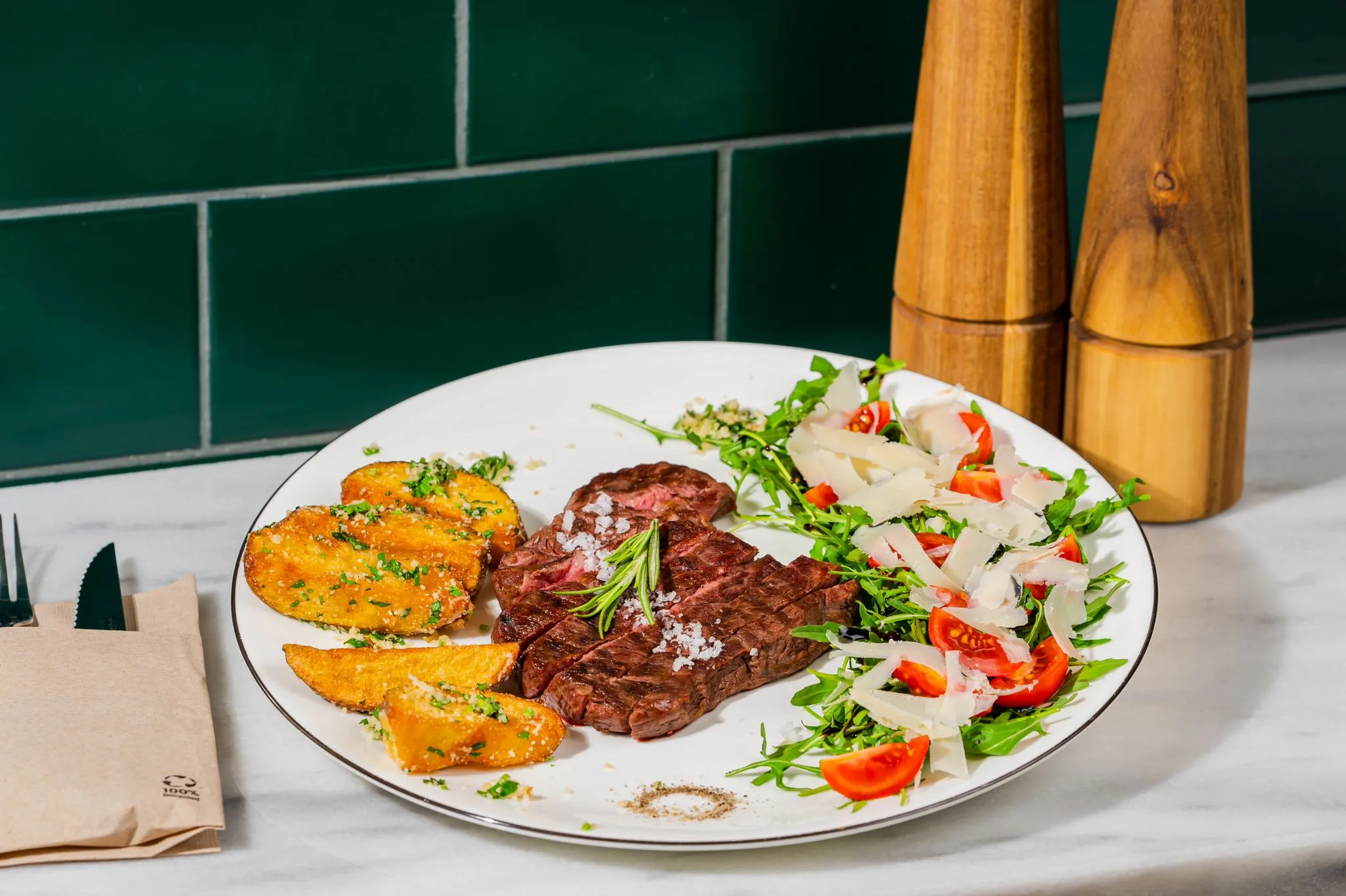 pepper tagliata ochiuri cu bacon